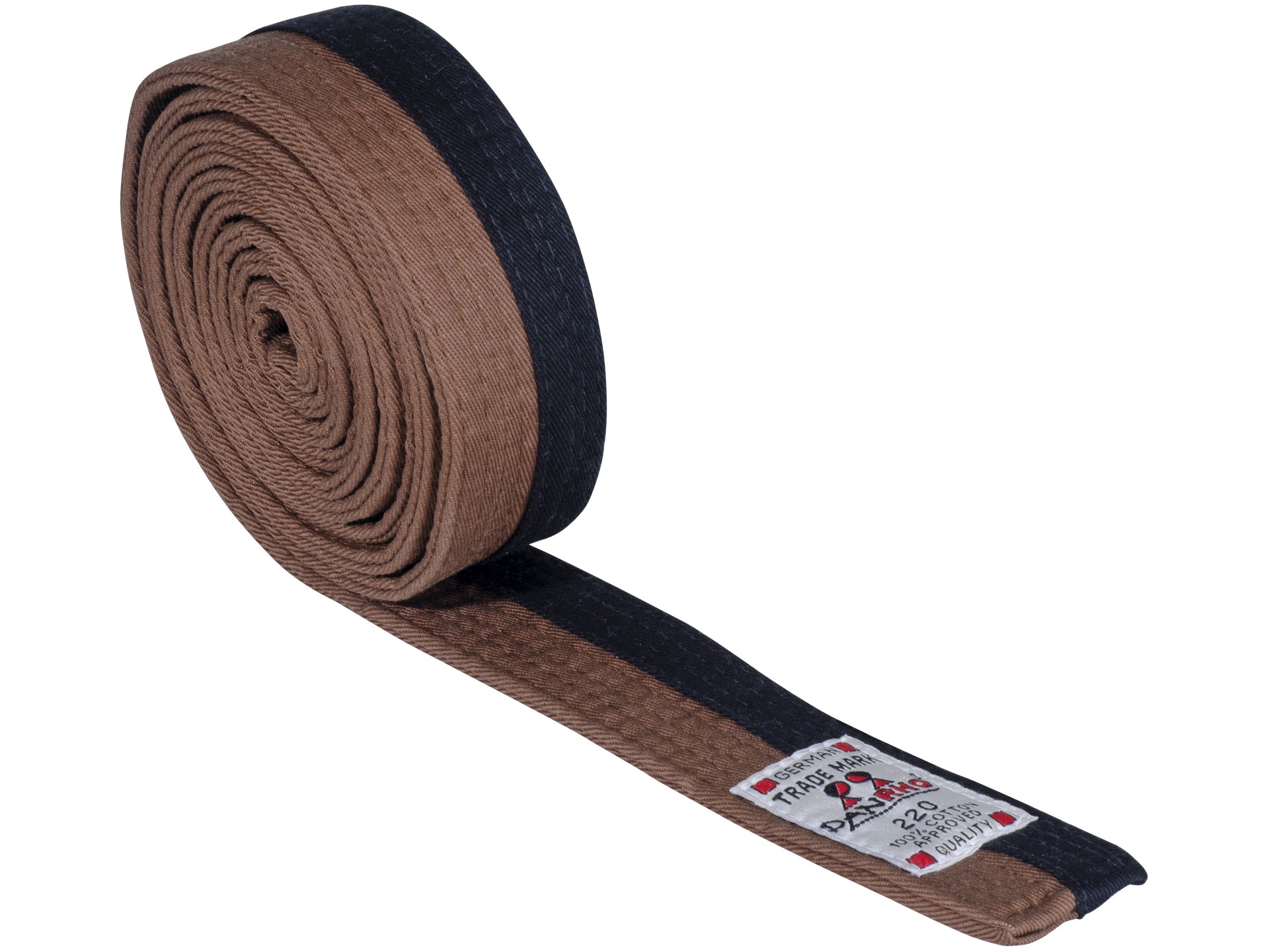 DANRHO martial arts belt two-colored