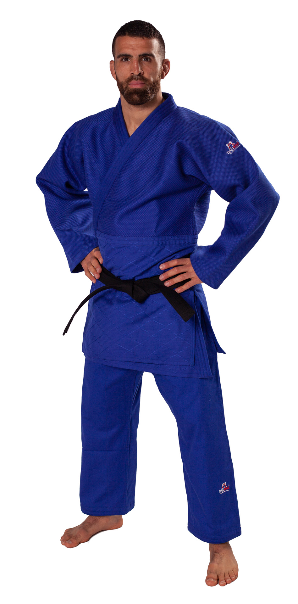 DANRHO Judogi Ultimate 750 japanese weave blue - IJF recognized