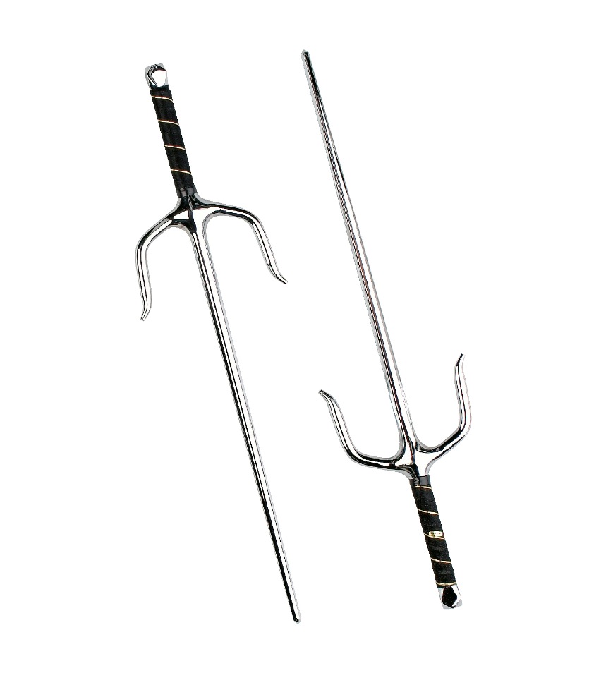 DANRHO Sai-Gabeln Chrom rund