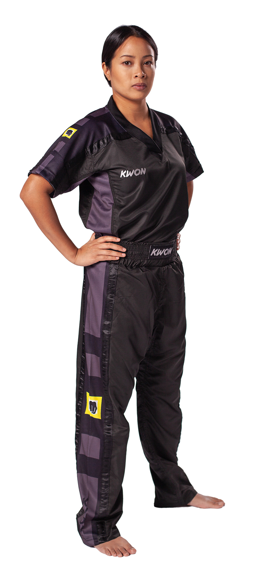 Kickboxanzug Challenge Plus schwarz